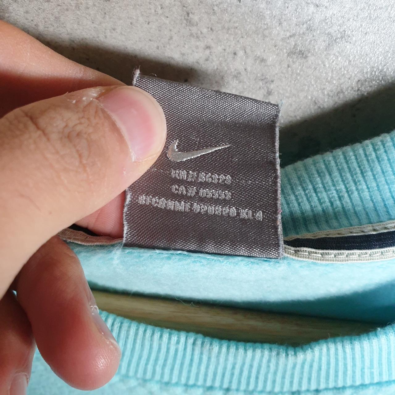 Vintage Nike 90s Embroidered Sweatshirt Womens Large Blue Swoosh Y2K Pullover