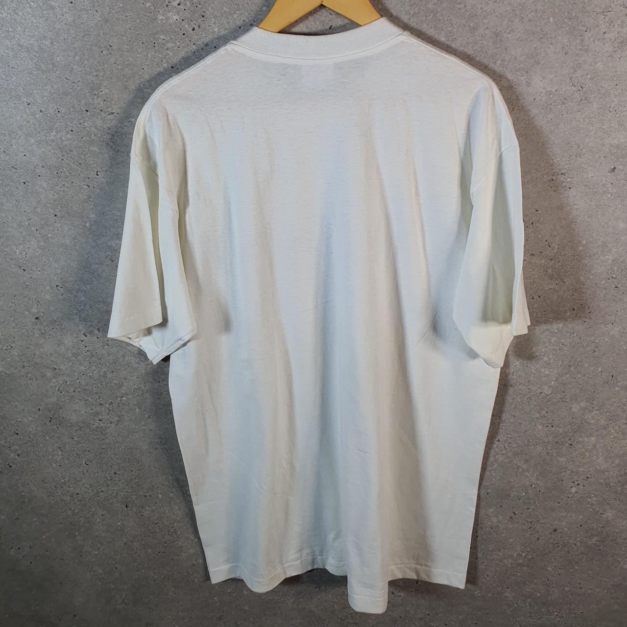 Vintage Sof Tee TeeJays Alfani 90s USA Single Stitch T Shirt Men’s XL White