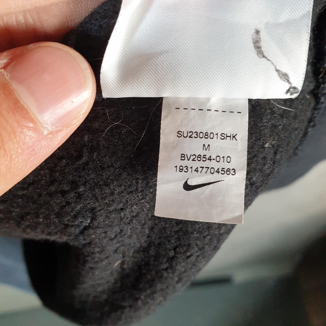 Vintage Nike Club Embroidered Hoodie Men’s Medium Black Swoosh Y2K Pullover