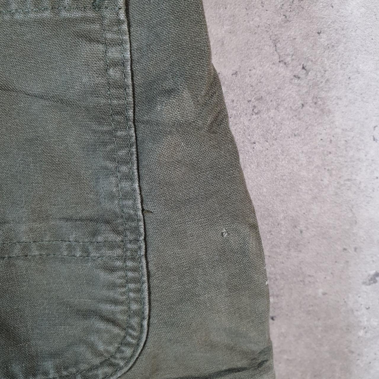 Vintage Carhartt Baggy Carpenter Shorts Jorts Cargo Men’s W40 Khaki Green Original Fit Workwear A4694