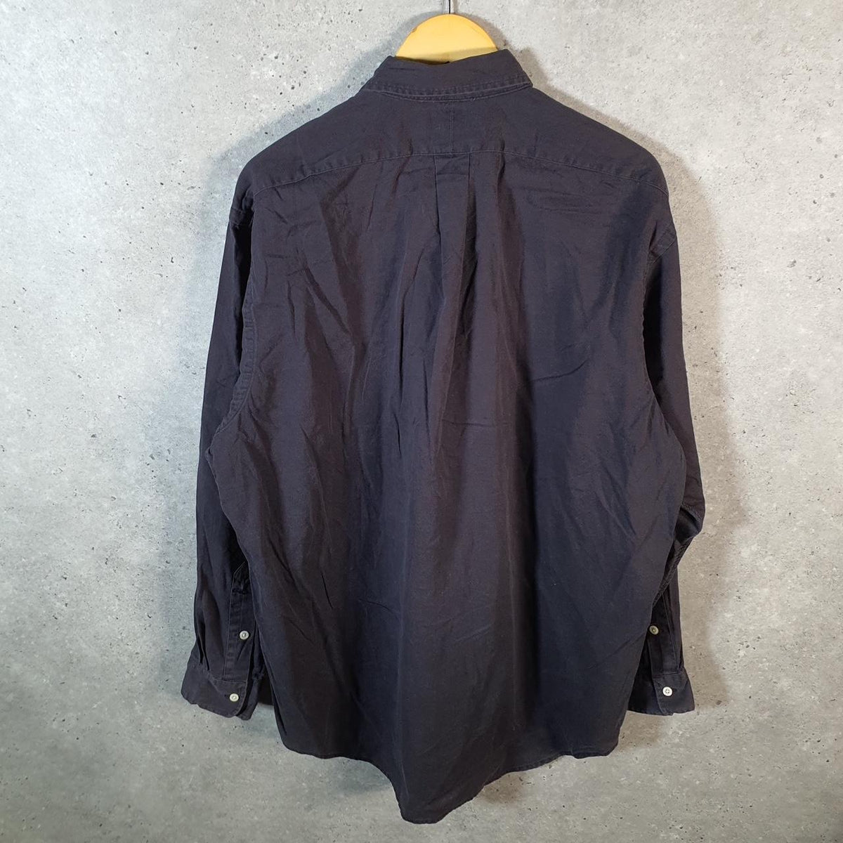 Vintage Ralph Lauren Button Down Shirt Men’s Large Black Classic Fit