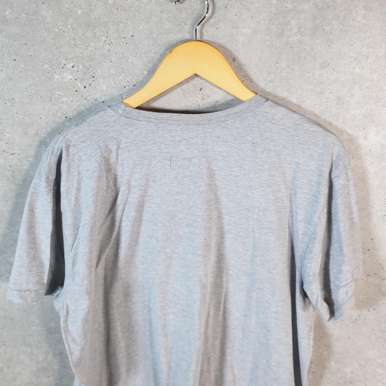 Vintage Ralph Lauren Polo T Shirt Men’s Large Grey Embroidered Classic Fit Pony C8601