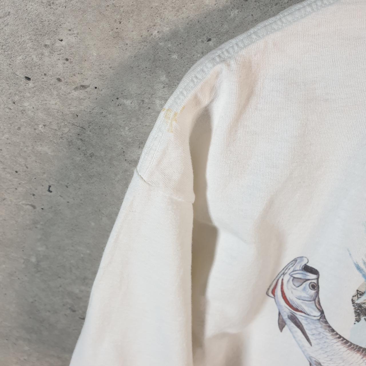 Vintage Oneita Power Florida Game Fish 90s USA Single Stitch T Shirt Men’s XL White