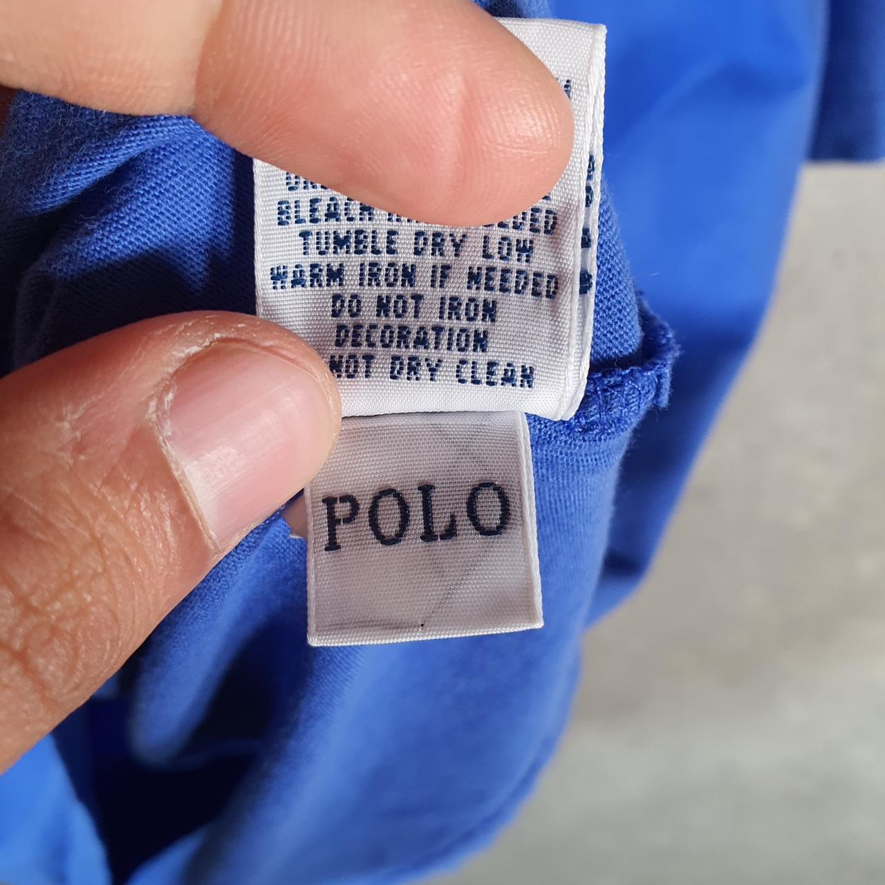 Vintage Ralph Lauren Polo Sport T Shirt Men’s Large Blue  Classic Fit Embroidered Pony C8701