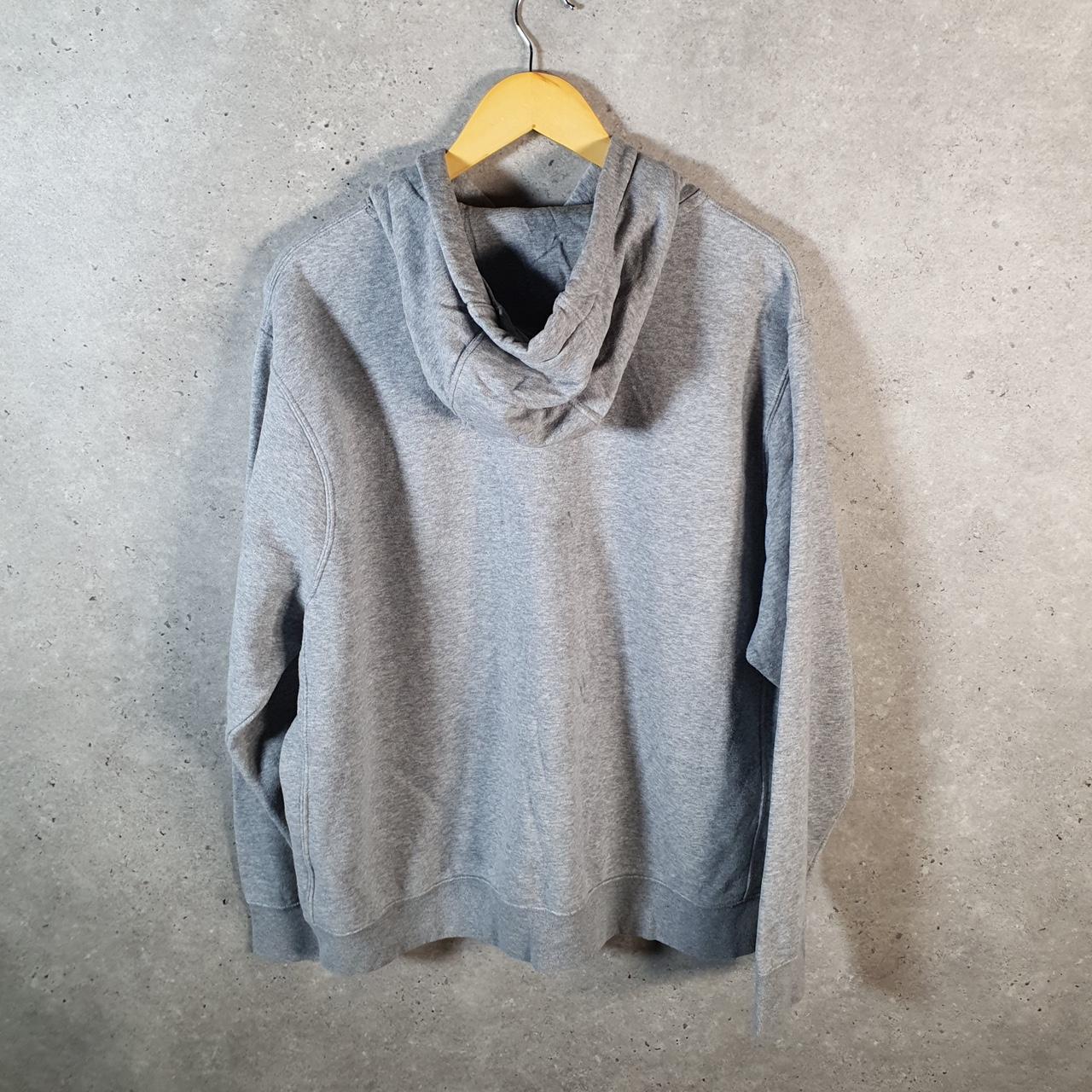 Vintage Nike Club Hoodie Men’s XL Grey Swoosh Y2K Pullover Sweatshirt Logo