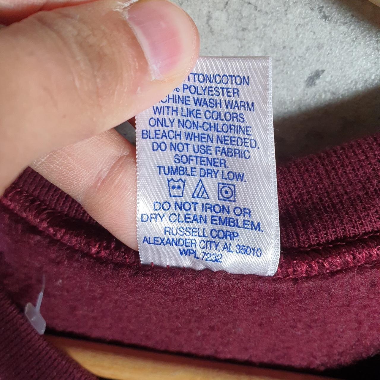 Vintage Russell Athletic Lockhaven Alumni Sweatshirt Men’s XL Burgundy Pullover Baggy