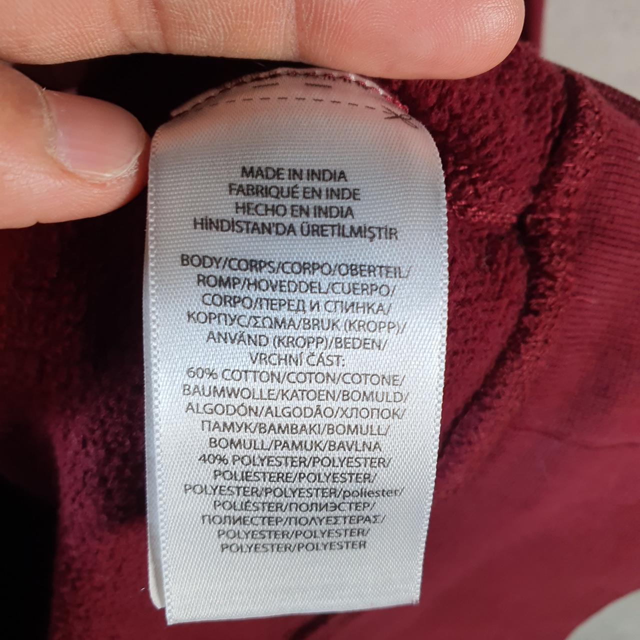 Vintage Ralph Lauren Polo Sweatshirt Men’s Medium Burgundy Red Boxy Baggy Pullover Pony