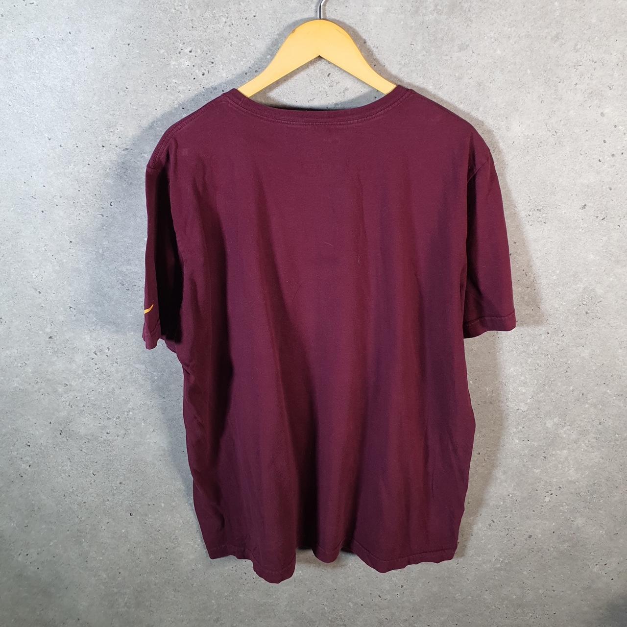 Vintage Nike Minnesota Graphic Spellout T Shirt Men’s XL Burgundy Swoosh Athletic