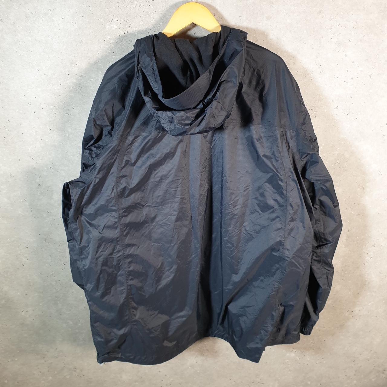 Vintage L.L. Bean Shell Nylon Jacket Mens XL Black Waterproof