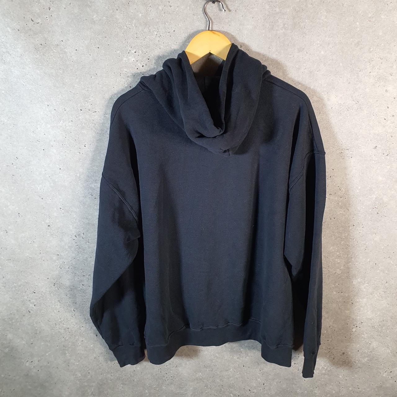 Vintage Lee Heavyweight Hoodie Men’s XL Black USA Ohio State Spellout