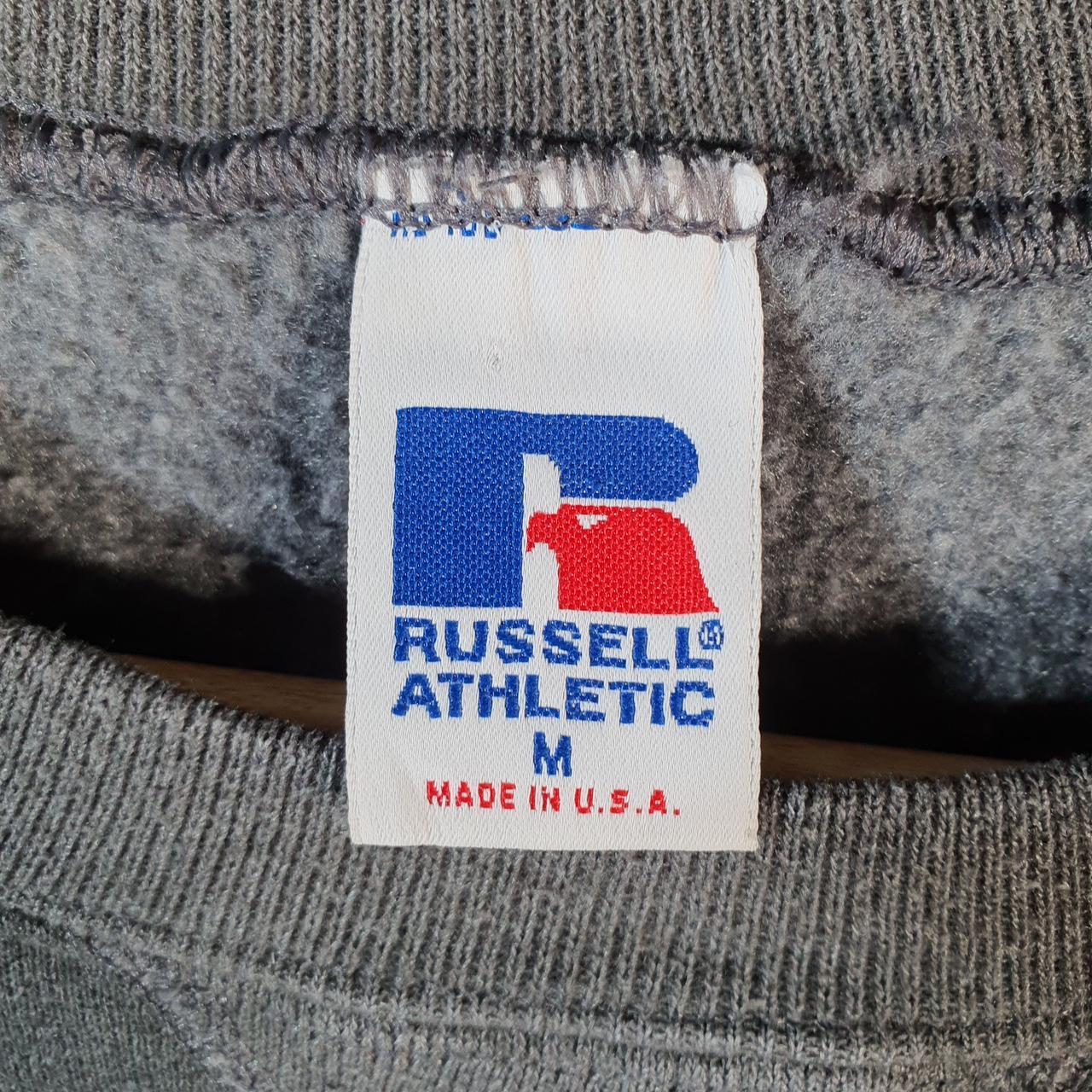 Vintage Russell Athletic EIU Dad USA Sweatshirt Men’s Medium Grey Pullover