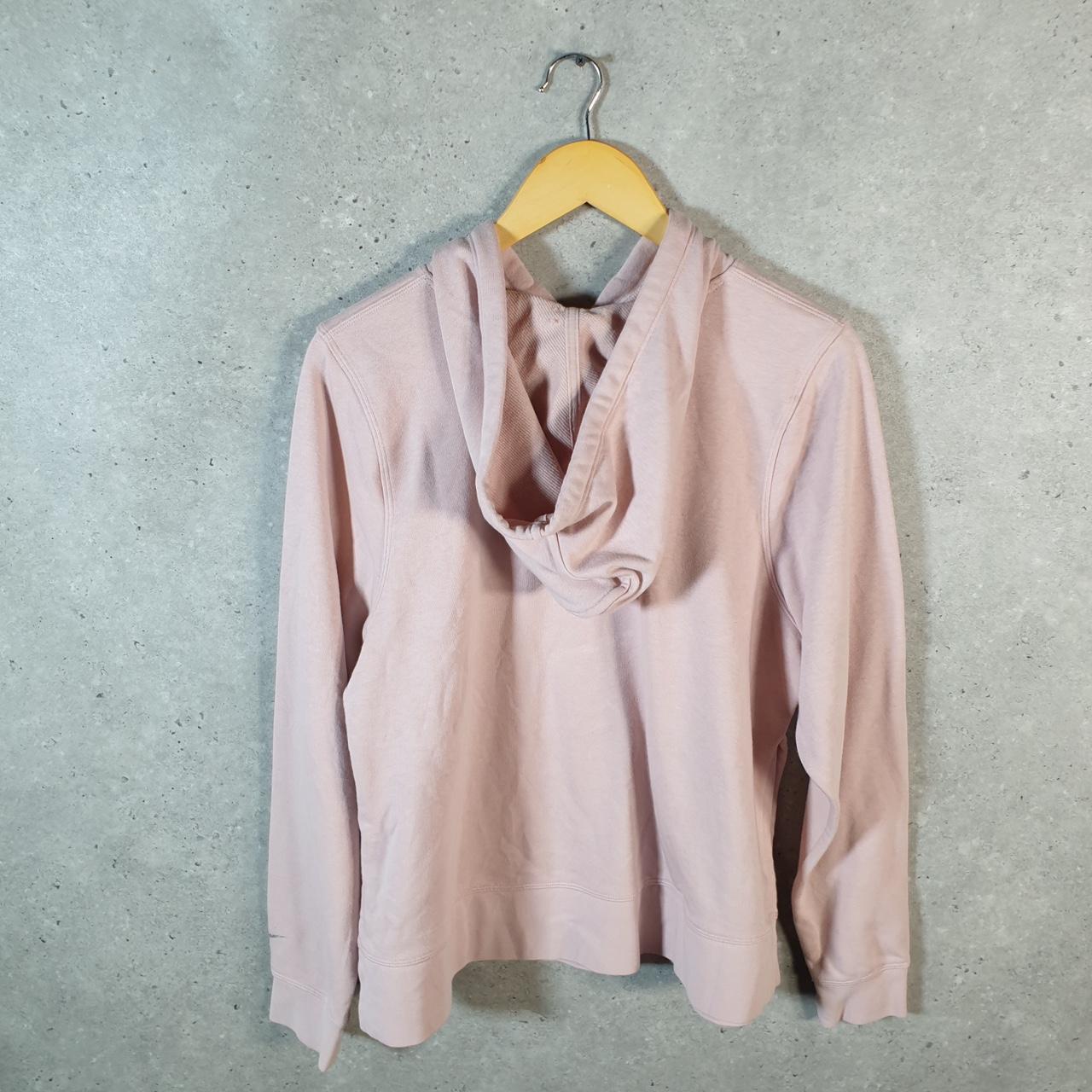Vintage Nike Dri Fit Spellout Hoodie Womens Medium Pink Swoosh Y2K Pullover