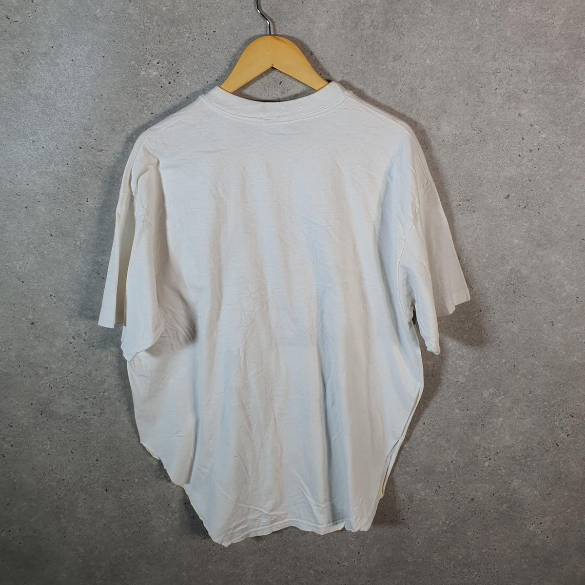 Vintage Hanes Godblin K Goblin Graphic USA 90s Single Stitch T Shirt Men’s XL White C9472