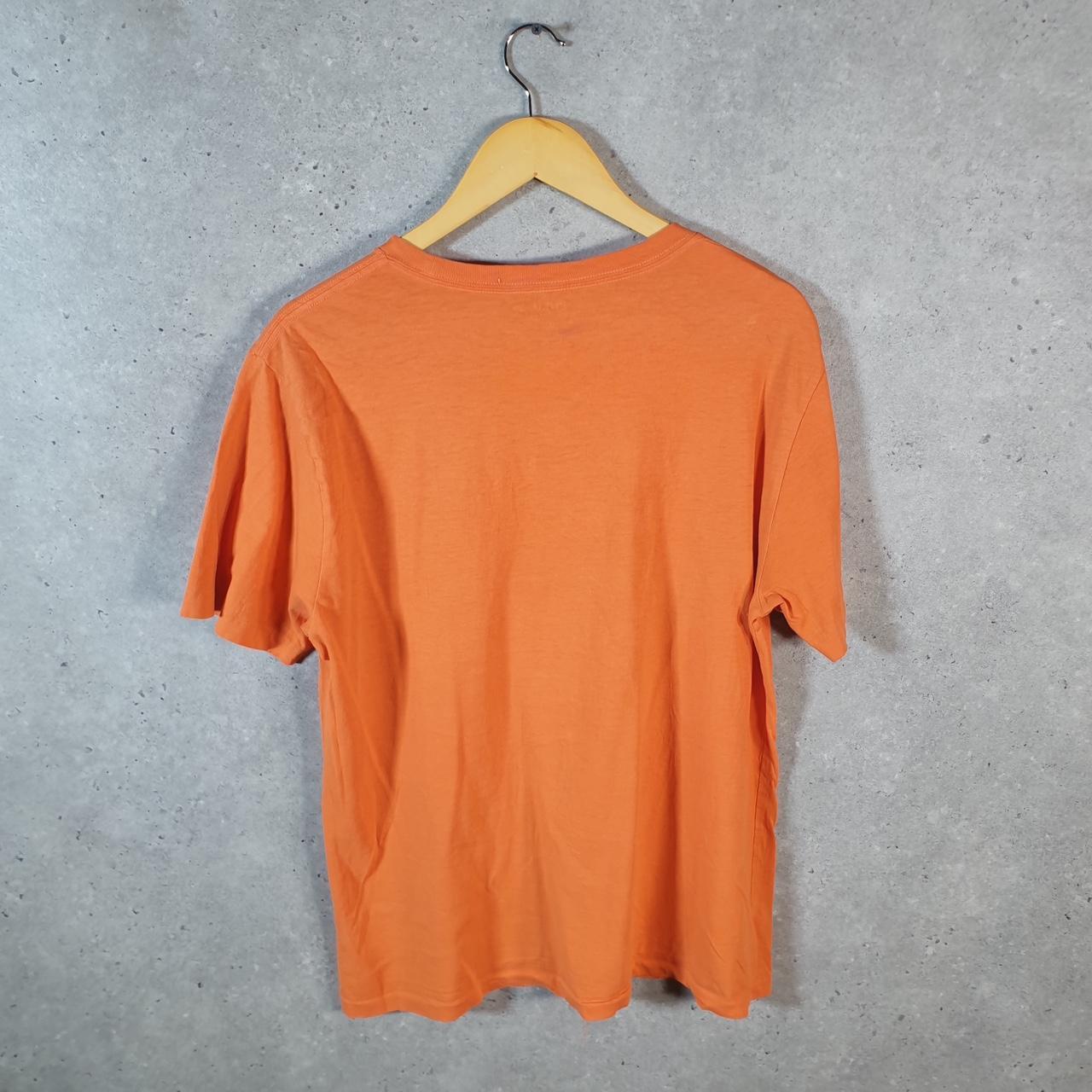 Vintage Ralph Lauren Polo T Shirt Men’s XL Orange Embroidered Classic Fit Pony C9039