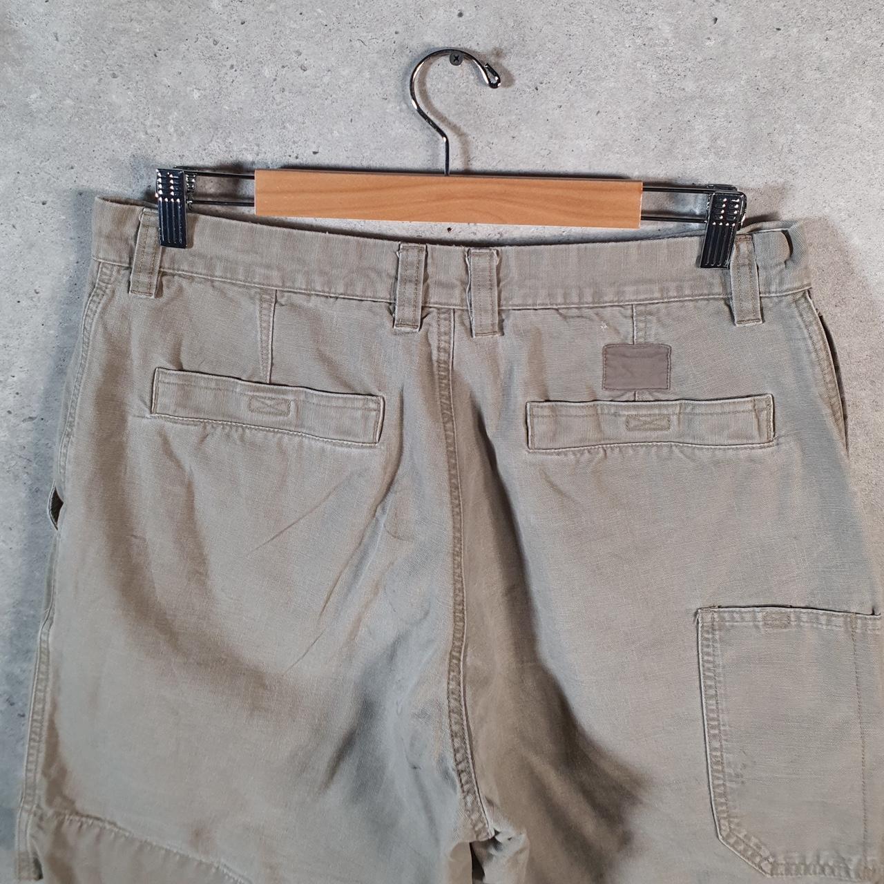 Vintage Columbia Carpenter Shorts Jorts Cargo Men’s W34 Grey Athletic Hiking Baggy A4459