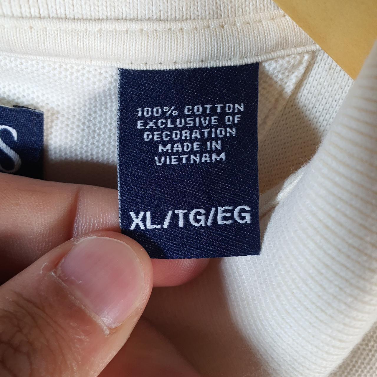 Vintage Chaps Ralph Lauren Polo Shirt Men’s XL White Regular Fit Embroidered Logo