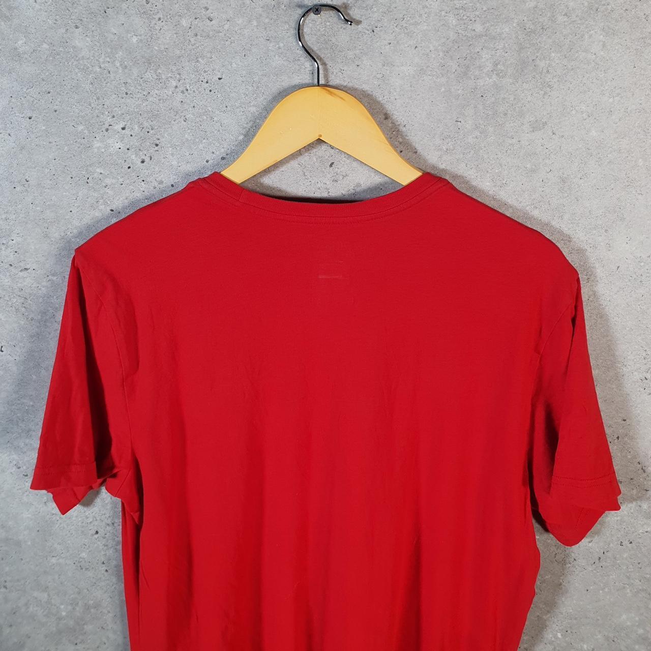 Vintage Ralph Lauren Polo Sport T Shirt Men’s Medium Red Classic Fit Embroidered Pony C9021