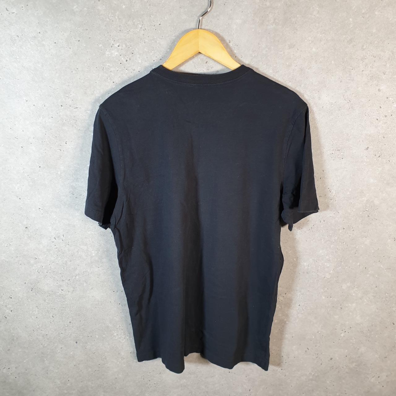 Vintage Nike Spellout Club T Shirt Men’s Medium Black Logo Swoosh Athletic