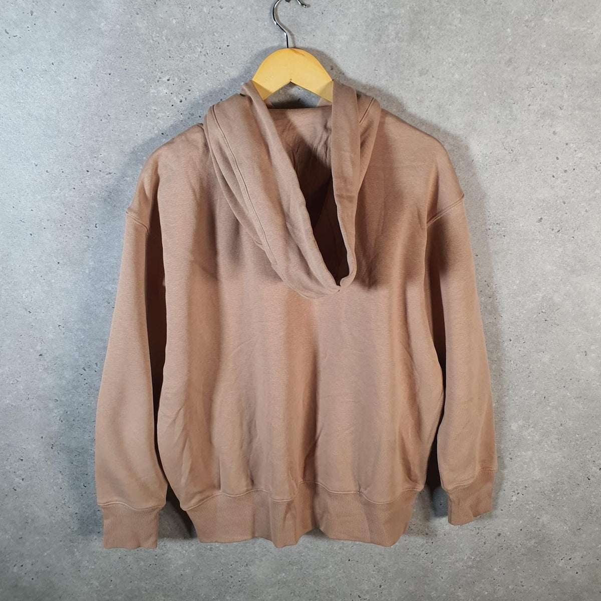 Vintage Nike Centre Swoosh Embroidered Hoodie Men’s XS Brown Y2K Pullover