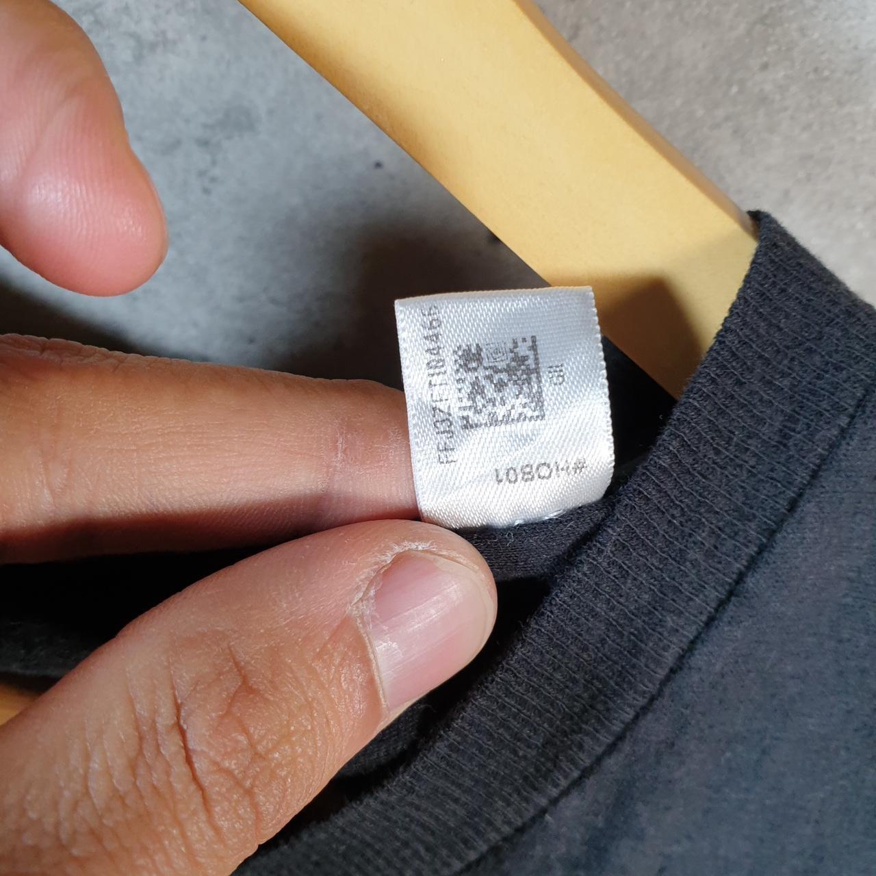 Vintage Adidas Spellout T Shirt Men’s XL Black Three Stripes Athletic