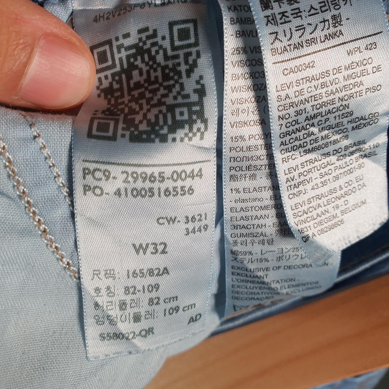 Vintage Levi’s Baggy Shorts Jorts Cargo Womens W32 Blue Relaxed Denim A4545