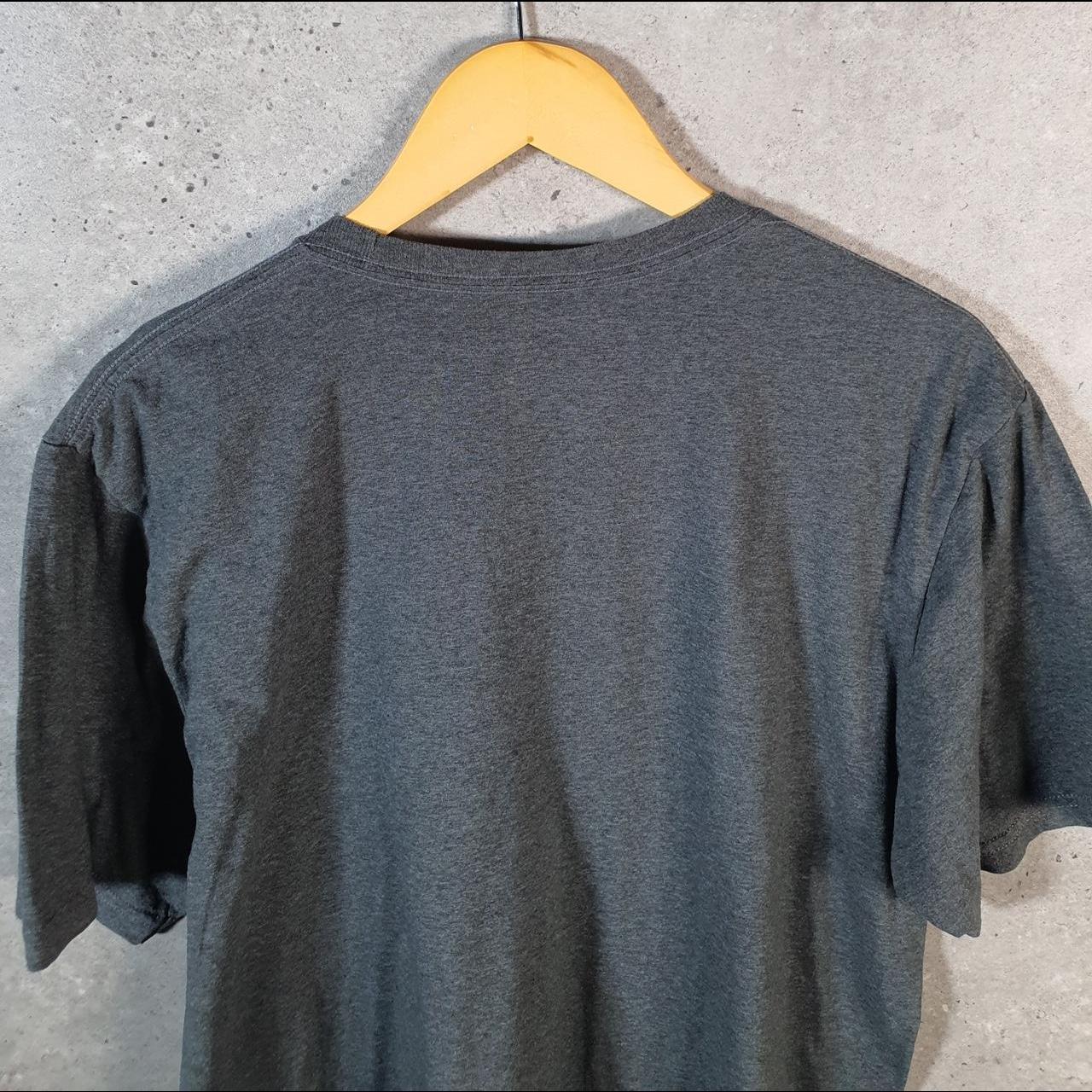 Vintage Adidas Go Tee T Shirt Shirt Men’s Large Grey Three Stripes Logo Athletic C9677