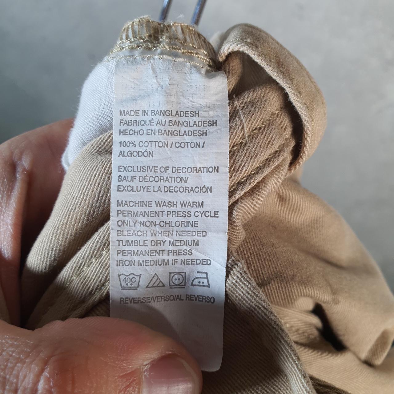 Vintage Izod Golf Chino Shorts Jorts Cargo Men’s W32 Brown Baggy Cotton