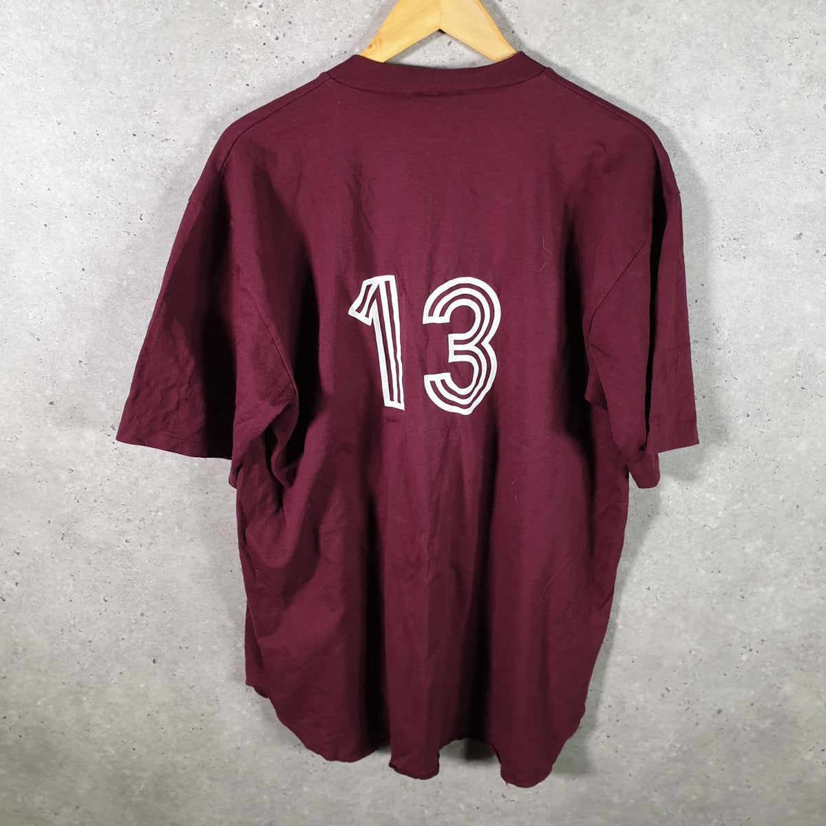 Vintage Eagle Northern Soccer 90s USA Single Stitch T Shirt Men’s XL Burgundy Red Big Fish Vintage