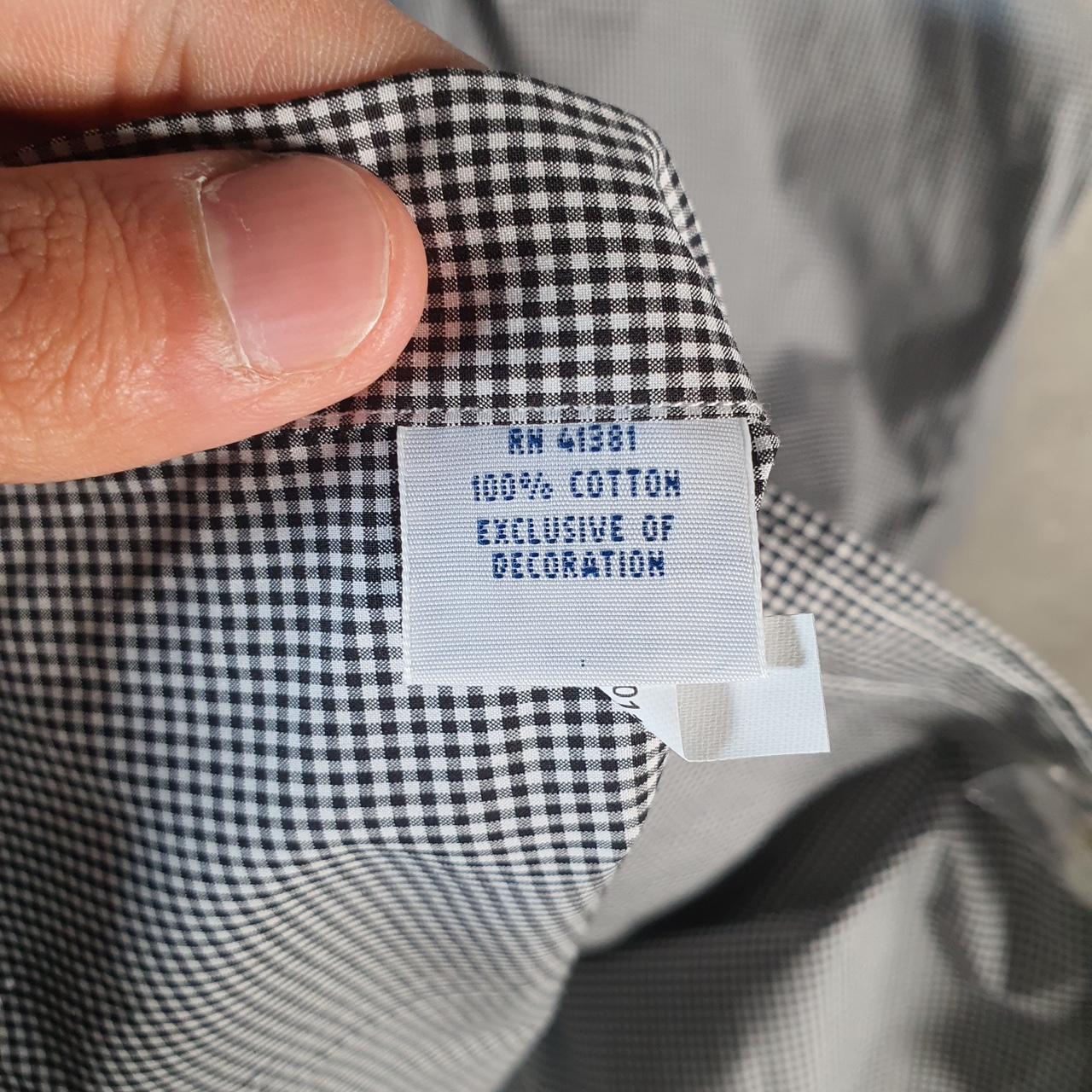 Vintage Ralph Lauren Button Down Shirt Men’s XL Grey Checkered Classic Fit Cotton Pony