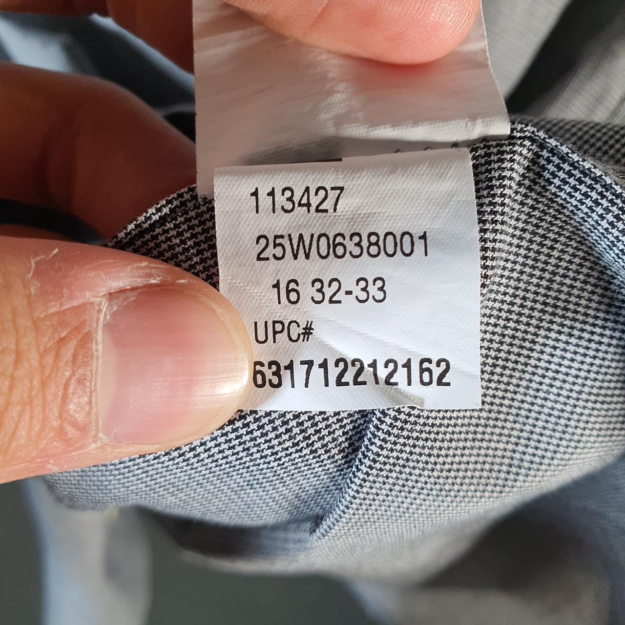 Vintage Chaps Ralph Lauren Shirt Men’s Medium Grey Checkered Cotton Custom Fit