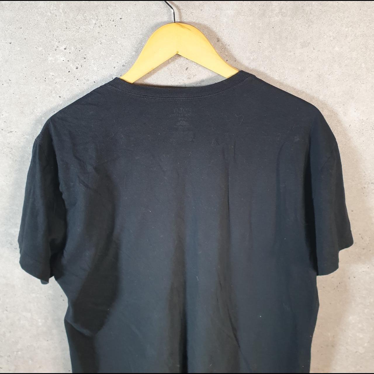 Vintage Ralph Lauren Polo T Shirt Men’s Large Black Embroidered Slim Fit Pony C9057