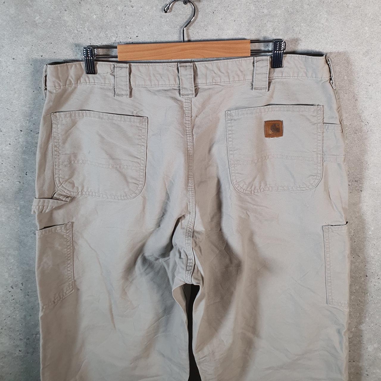 Vintage Carhartt Carpenter Trousers Mens W40 L32 Brown Dungaree Fit Workwear USA