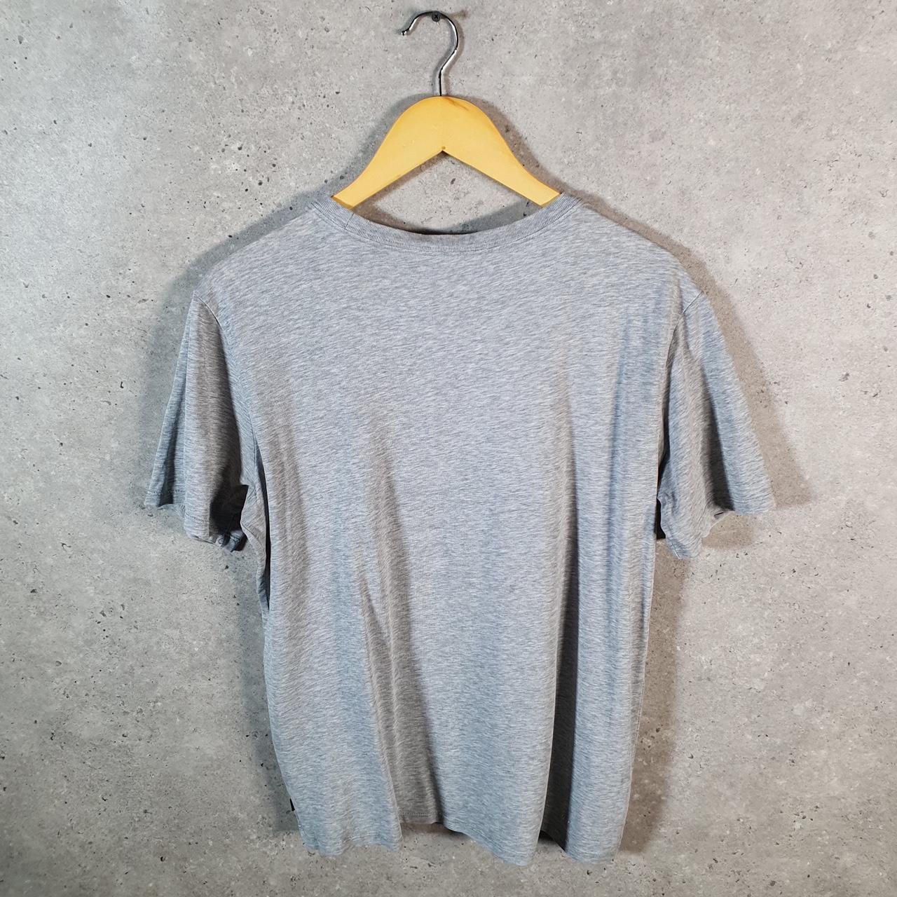 Vintage Nike SB Dri Fit Spellout T Shirt Men’s Medium Grey Logo Swoosh Athletic