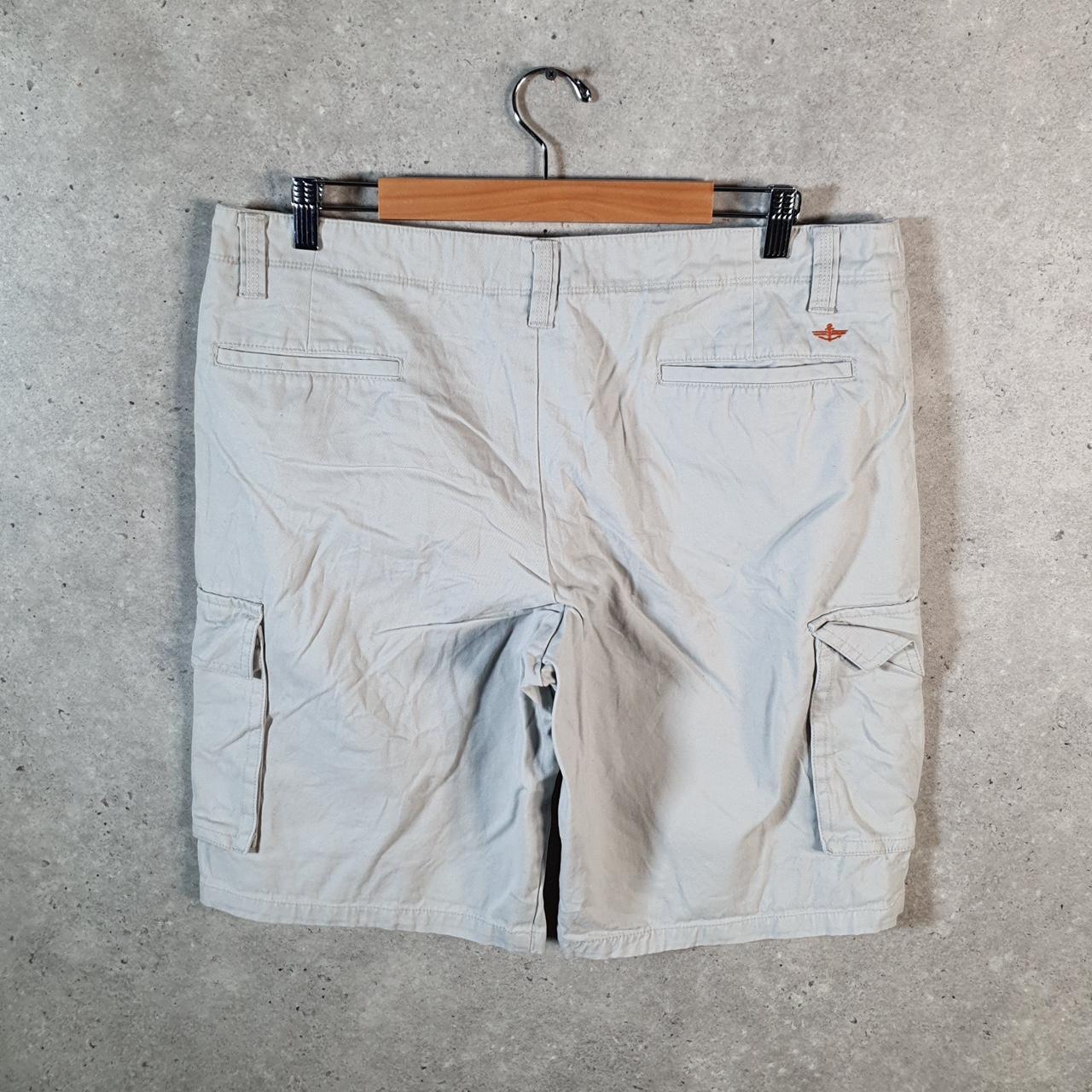 Vintage Dockers Chino Shorts Jorts Cargo Men’s W36 Beige Baggy Cotton A4405