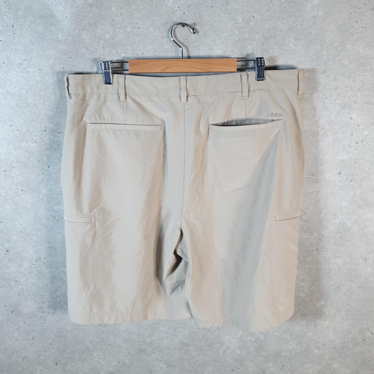 Vintage Izod Golf Chino Shorts Jorts Cargo Men’s W40 Brown Baggy Cotton