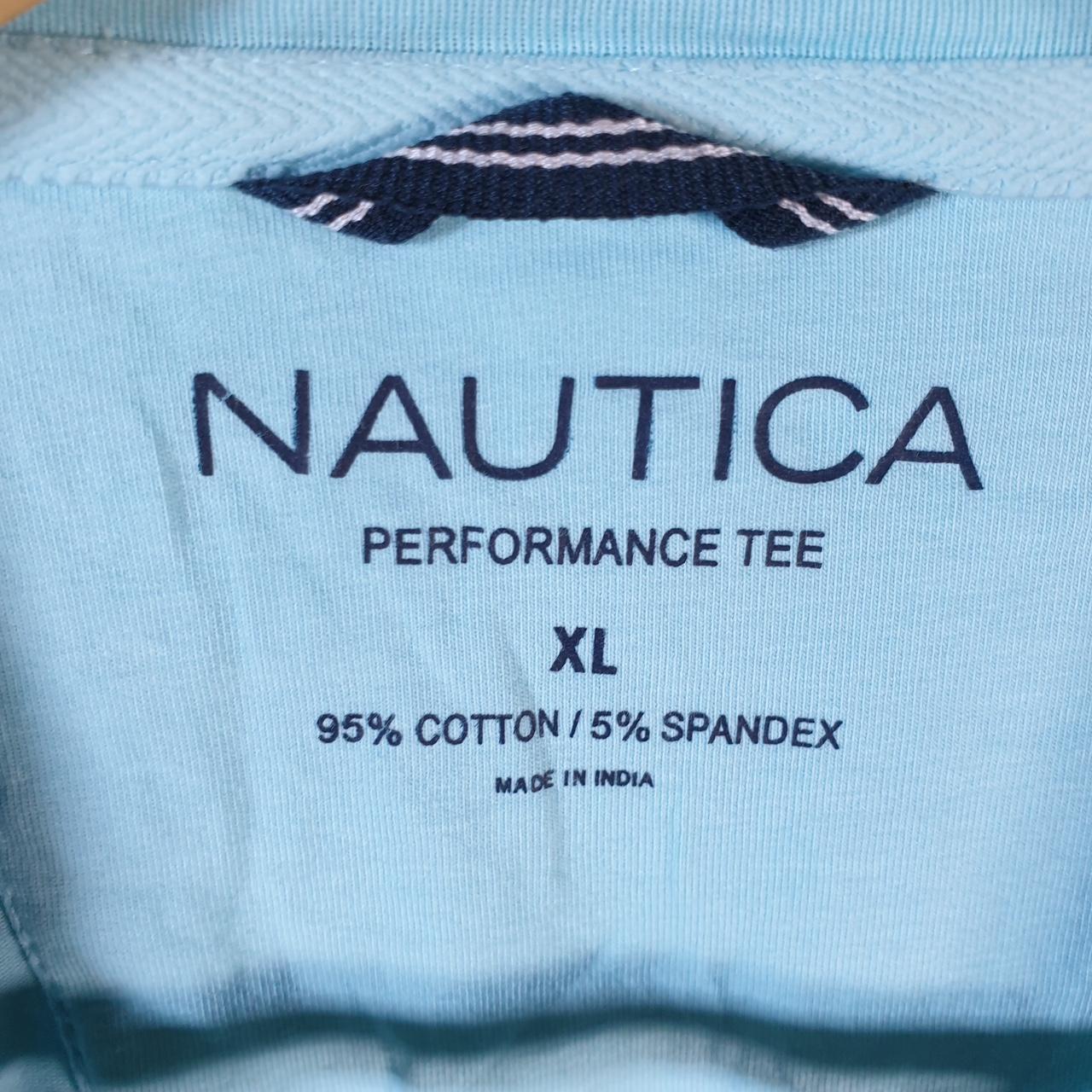 Vintage Nautica Sailing Graphic T Shirt Men’s XL Blue Casual Sports Logo Athletic