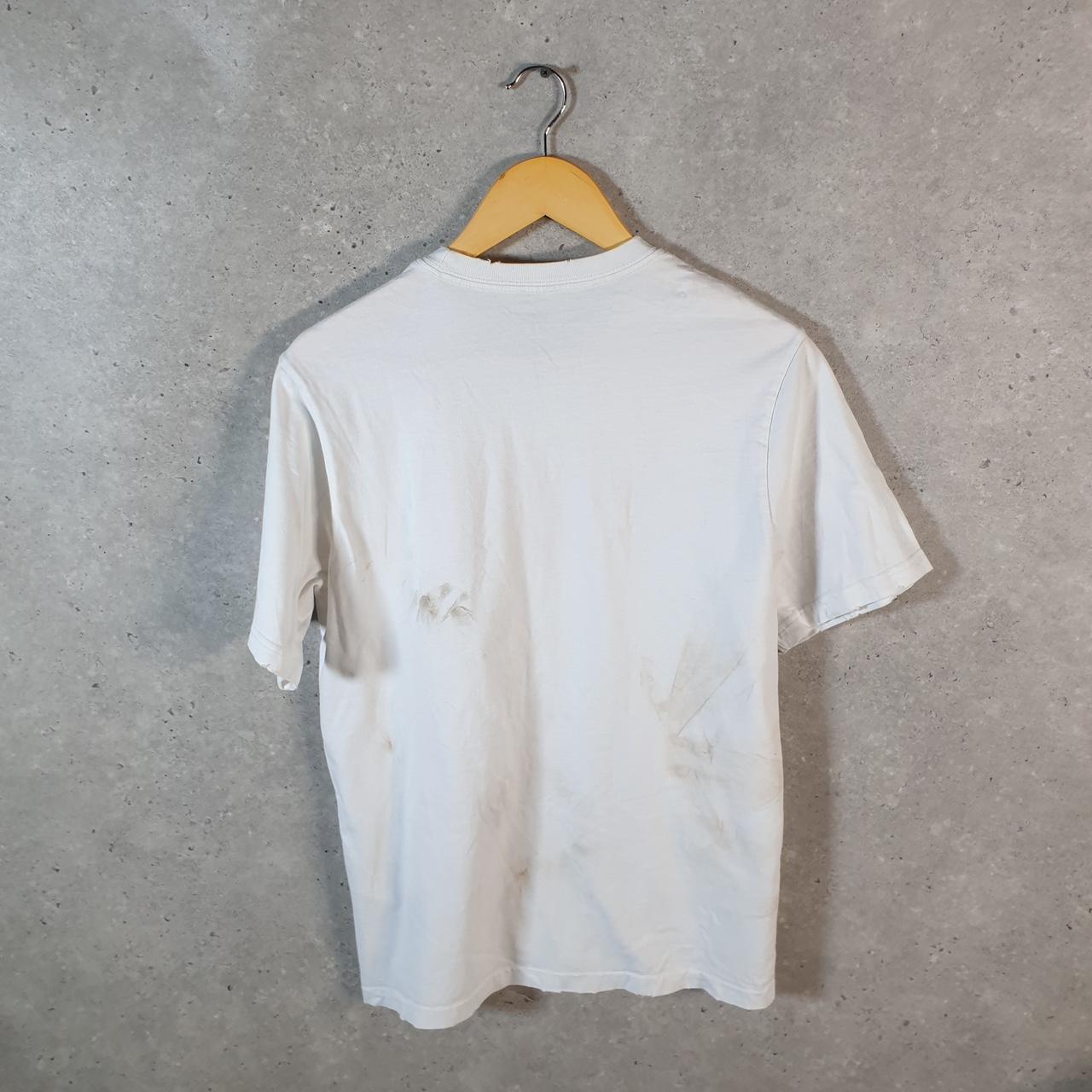 Vintage Levis Spellout T Shirt Shirt Men’s Small White Logo Athletic Casual