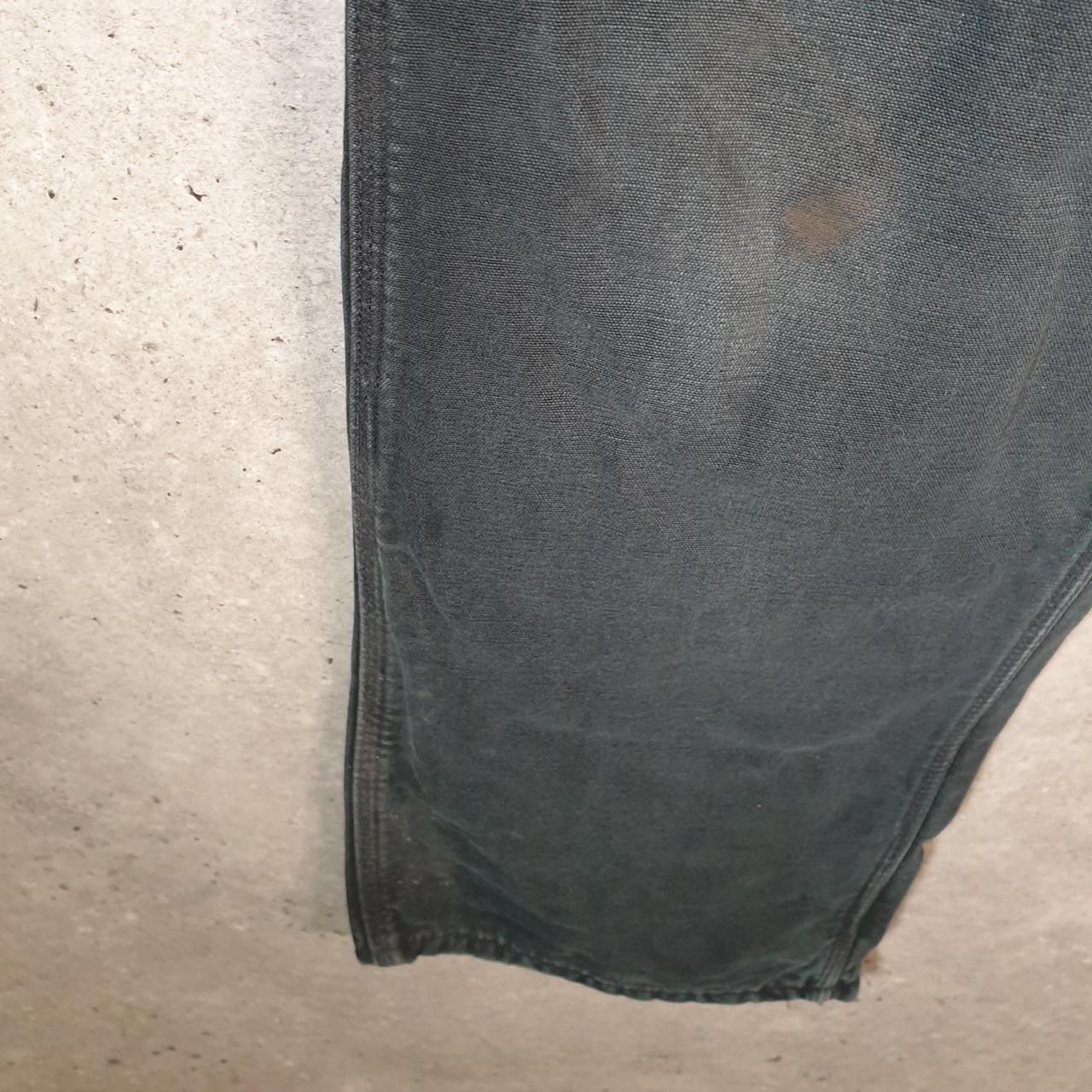 Vintage Carhartt Carpenter Trousers Mens W36 L32 Black Loose Fit Workwear USA
