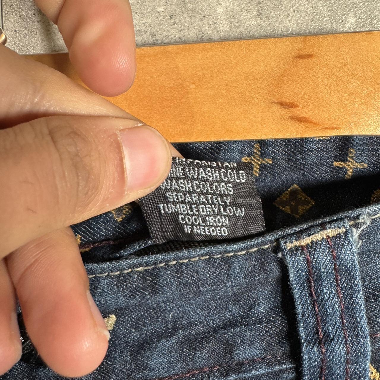 Vintage Red Ape Baggy Y2K Hip Hop Jeans Mens W38 Blue Denim USA