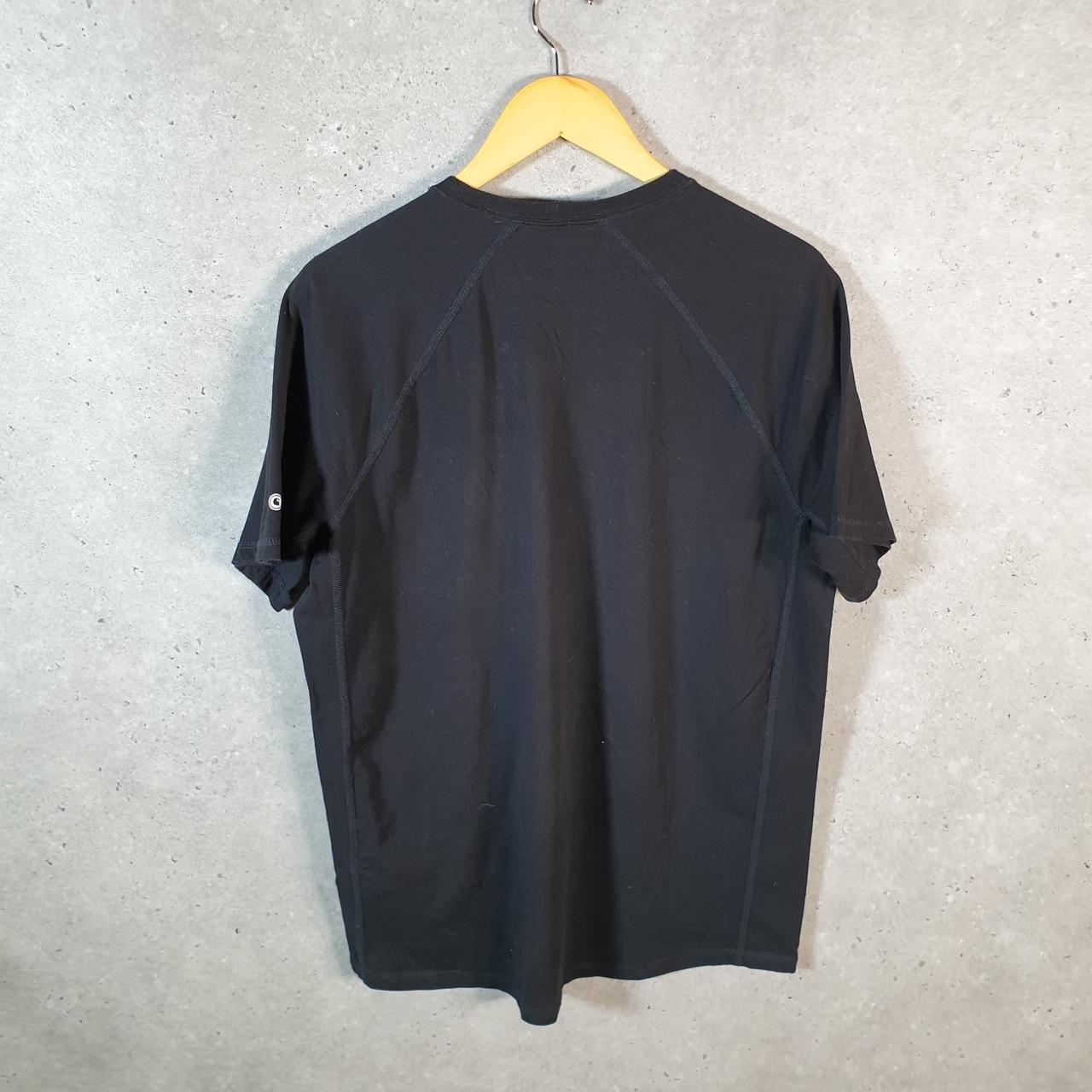 Vintage Carhartt Pocket T Shirt Men’s Medium Black Workwear Chore Utility Relaxed Fit C9354