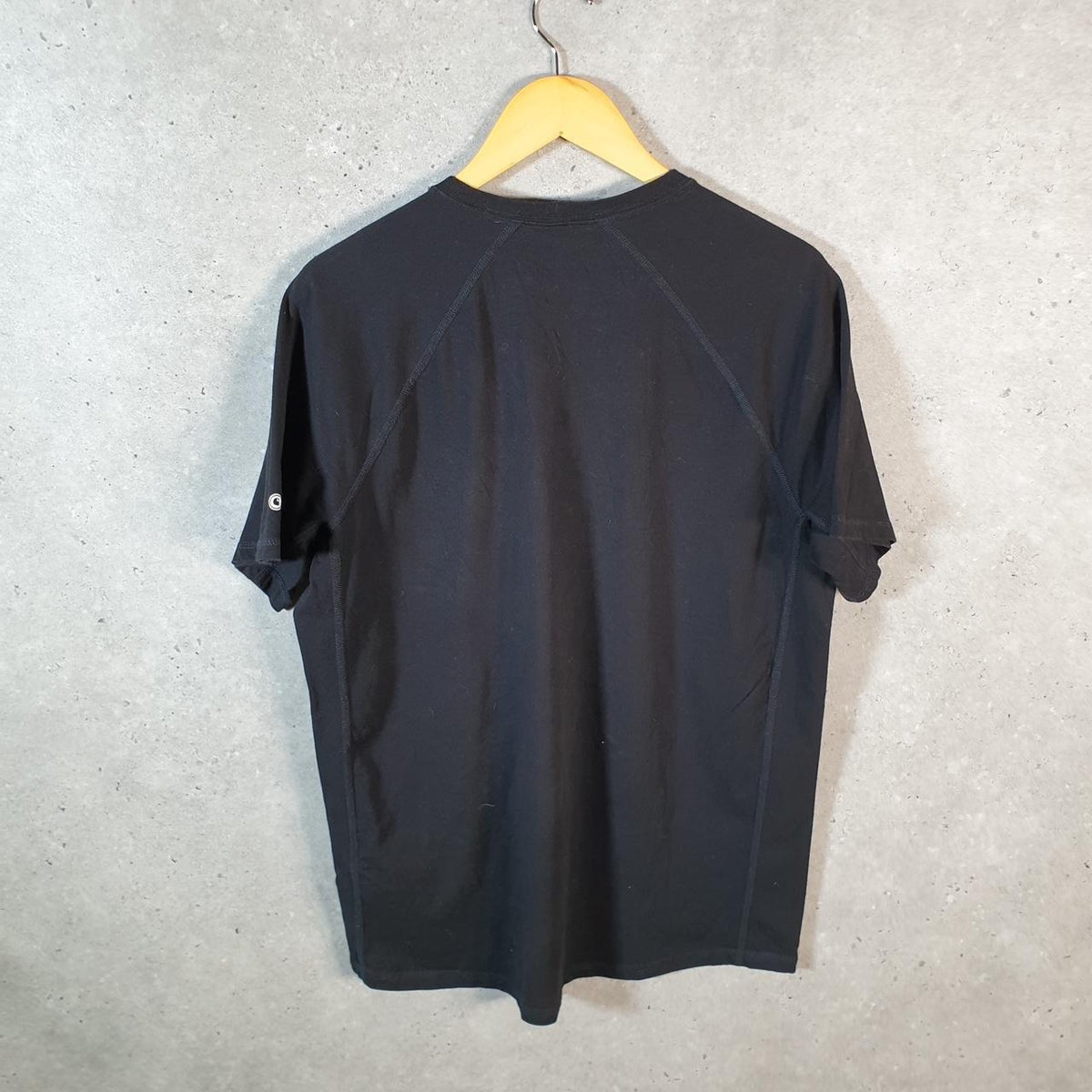 Vintage Carhartt Pocket T Shirt Men’s Medium Black Workwear Chore Utility Relaxed Fit C9354