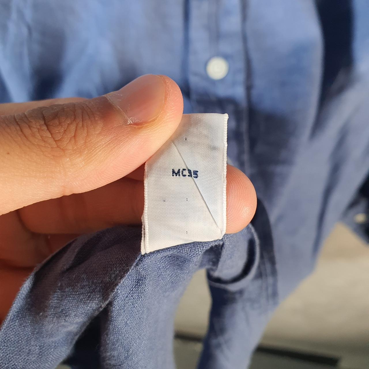 Vintage Ralph Lauren Button Down Shirt Men’s XL Blue Classic Fit Pockets