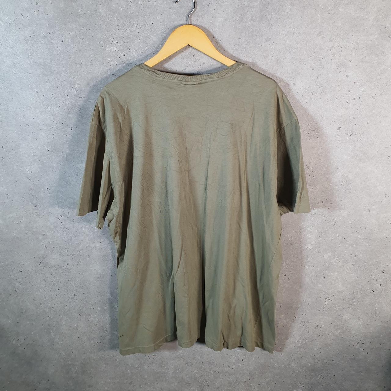 Vintage Ralph Lauren Polo Sport T Shirt Men’s XL Khaki Green Custom Fit Embroidered Pony C8635