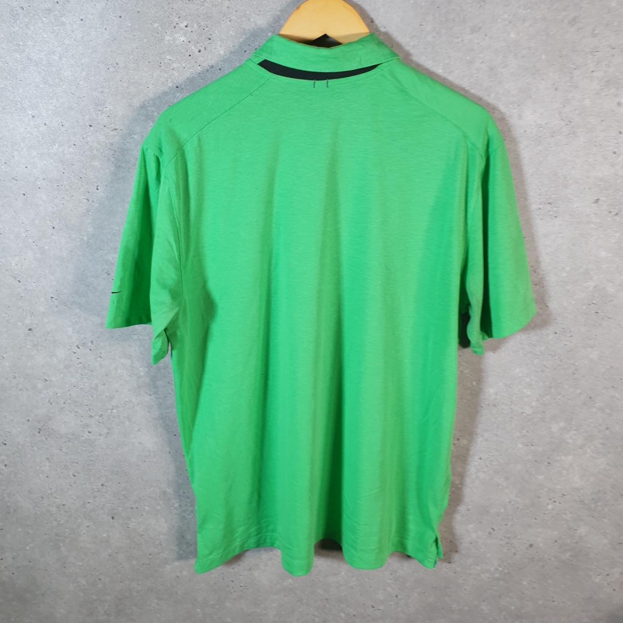 Vintage Nike Golf Dri Fit Polo Shirt Men’s Large Green Embroidered Logo