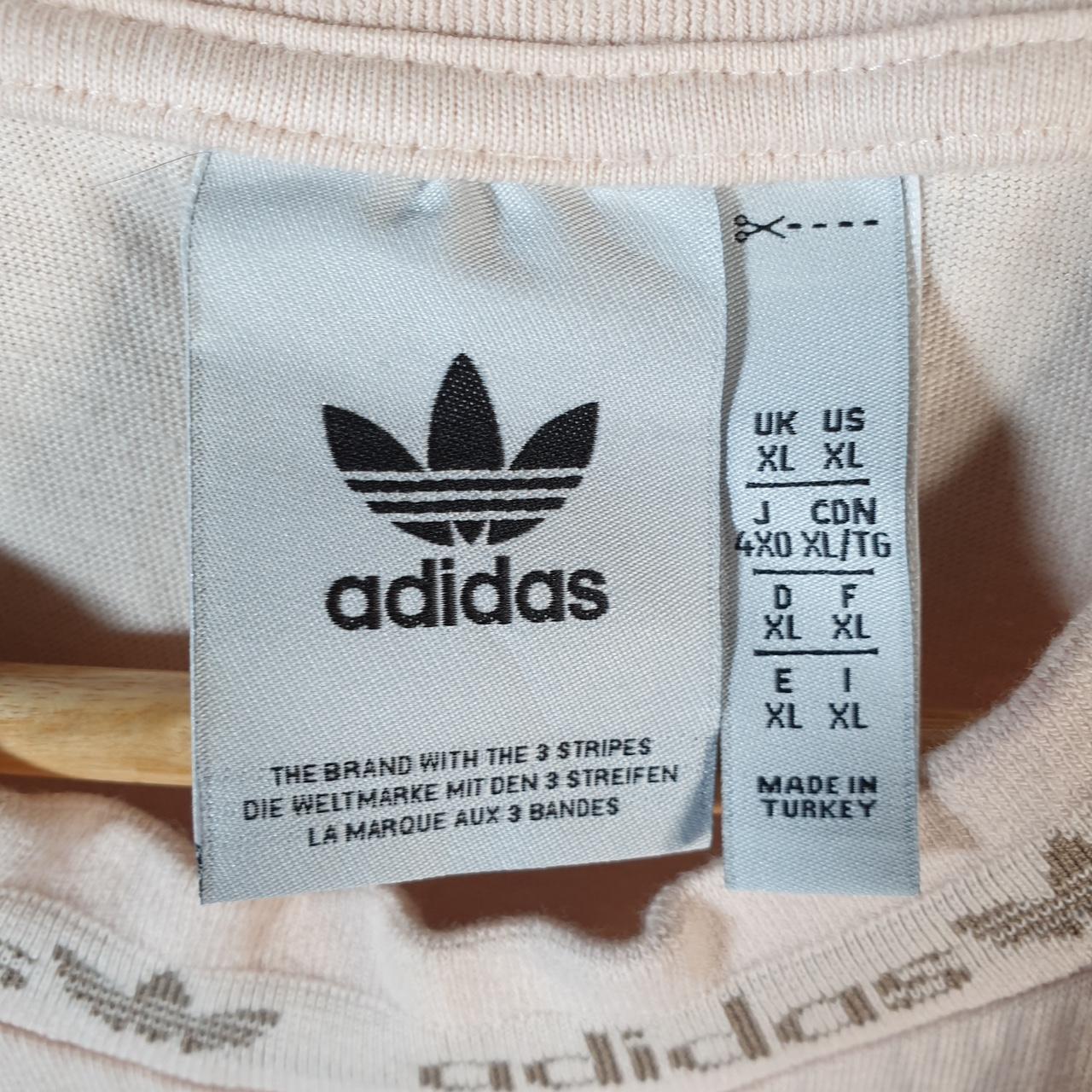 Vintage Adidas 90s Embroidered T Shirt Men’s XL Pink Trefoil Retro Logo