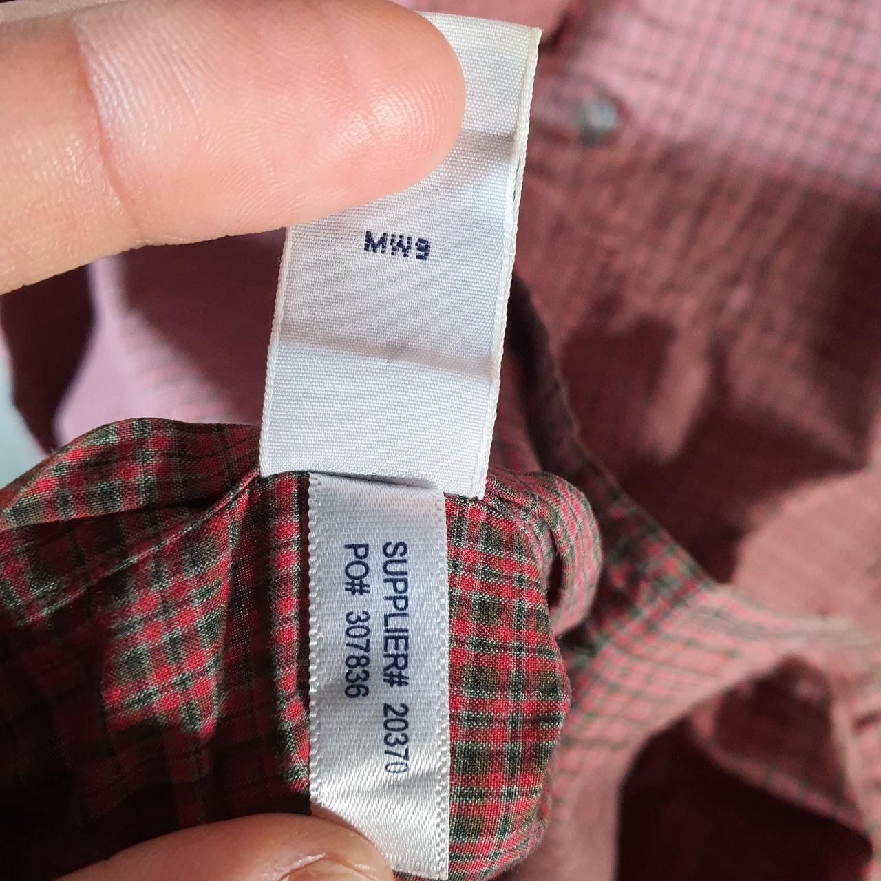 Vintage Ralph Lauren Button Down Shirt Men’s XL Burgundy Checkered Custom Fit Pony