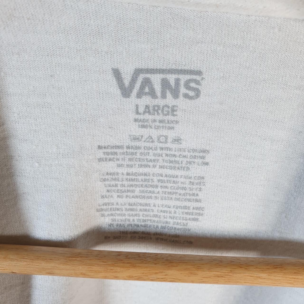 Vintage Vans Off the Wall California T Shirt Men’s Large White Athletic Casual
