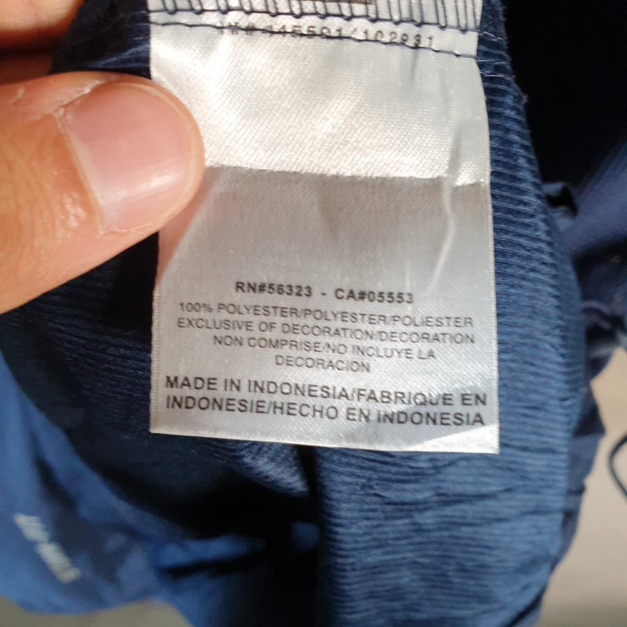 Vintage Nike Storm Fit Windbreaker Track Jacket Mens Small Blue USA Swoosh 1/4 Zip USA