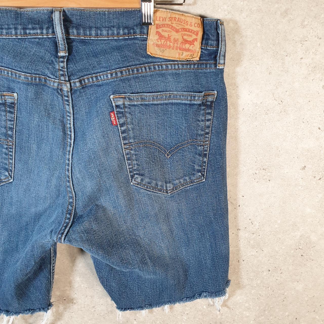 Vintage Levi’s 559 Baggy Shorts Jorts Cargo Mens W36 Blue Relaxed Denim
