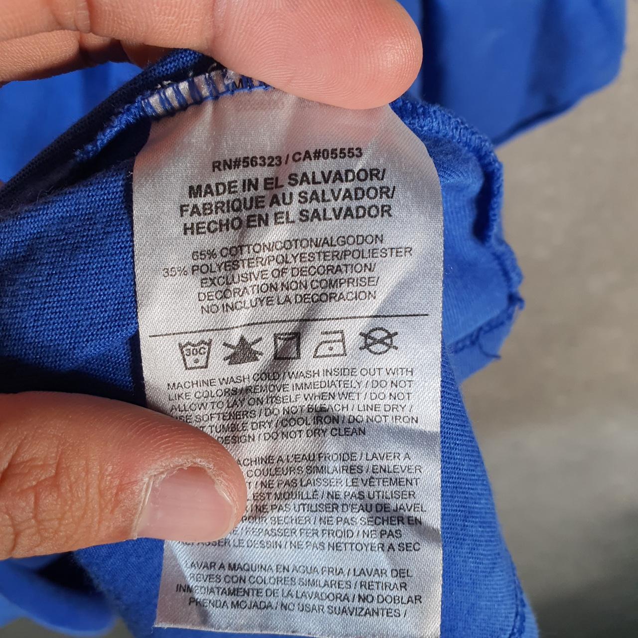 Vintage Nike Dri Fit Just Do It T Shirt Men’s XL Spellout Blue Swoosh Athletic